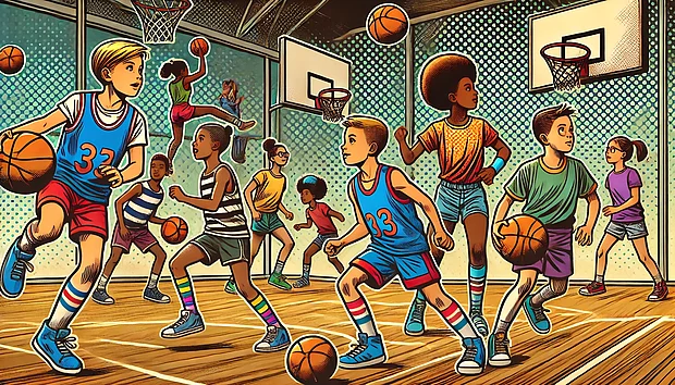 Basketball (KI generiert)